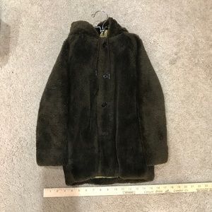 Vintage child’s brown faux fur Dotty Dan coat